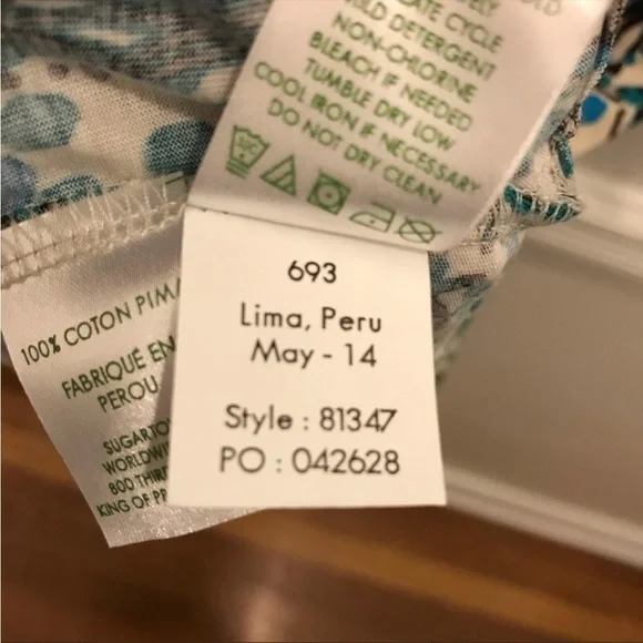 Lilly Pulitzer Teal Aqua Cream Corine Dress Sea Oat Everglades - Picture 11 of 14